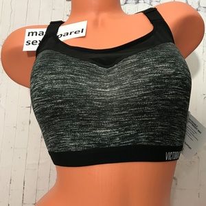 VS 34C 34DD LOGO INCREDIBLE SPORTS BRA CUT OUT